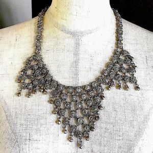 🖤Tibetan Vintage silver bell tribal inspired necklace